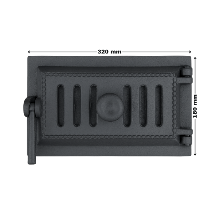 UȘĂ CENUȘAR CU GRILĂ DE VENTILAȚIE [2]