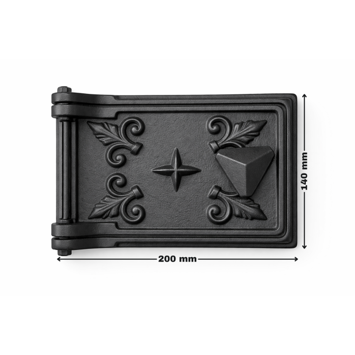 Ușă vizitare fontă horn 200x140 mm [2]