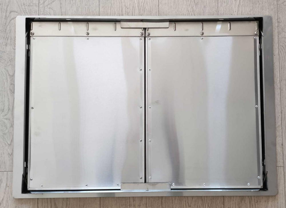 Usa din inox cu cadru built-in 81 x 57 x 4 cm pentru insula si bucatarie exterioara Grandhall Elite 4B A08001005T [2]