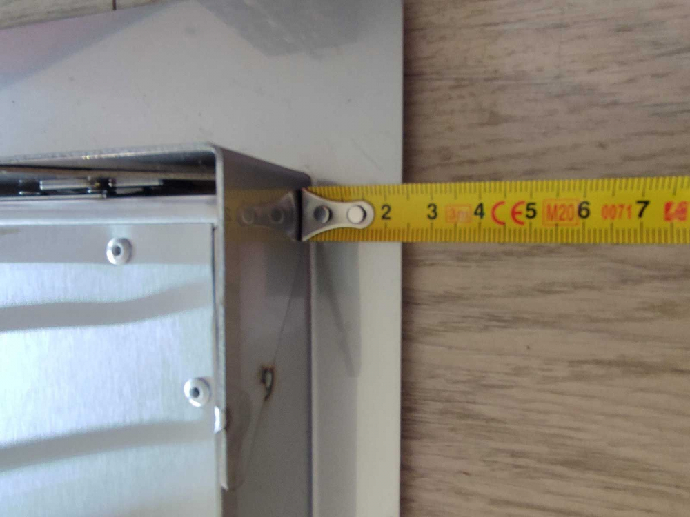 Usa din inox cu cadru built-in 81 x 57 x 4 cm pentru insula si bucatarie exterioara Grandhall Elite 4B A08001005T [11]