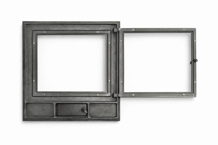 UȘĂ ȘEMINEU DIN FONTĂ CU STICLĂ 640 x 655 mm [5]