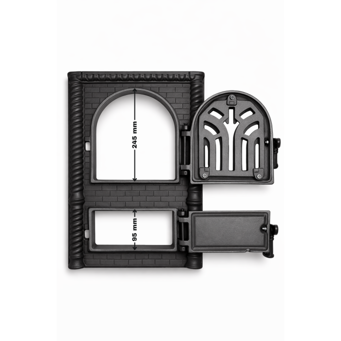 UȘĂ SOBĂ/ȘEMINEU COMBI 520 x 340 mm [3]