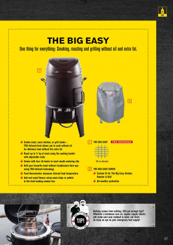 Afumatoare, cuptor si grill pe gaz cu arzator din Inox, Char-Broil The Big Easy 140678 [14]