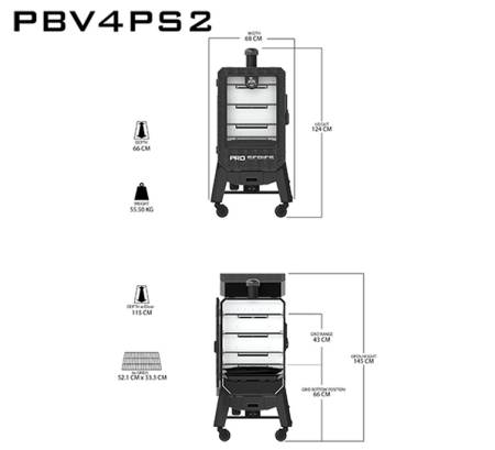 Afumatoare pe peleti cu Wi-Fi Pit Boss PRO V4P 10803 [5]