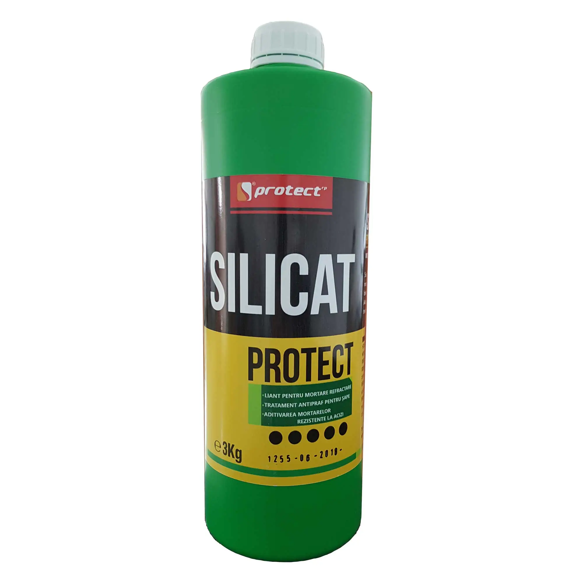 ACCESORII SOBĂ, ȘEMINEU ȘI CUPTOR - APA DE STICLA, SILICAT LIANT PENTRU MORTARE, 3 L