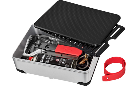 Aragaz de camping si mini gratar portabil, capac tip tocator, alimentare cartus gaz, Enders Pace 1840 [2]