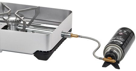 Aragaz de camping si mini gratar portabil, capac tip tocator, alimentare cartus gaz, Enders Pace 1840 [5]