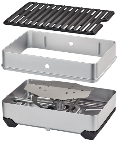 Aragaz de camping si mini gratar portabil, capac tip tocator, alimentare cartus gaz, Enders Pace 1840 [3]