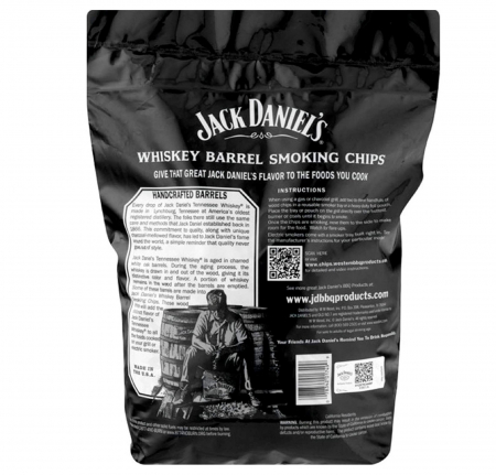 Aschii afumare din butoaie de whiskey Jack Daniels 800 g JD-SW [1]