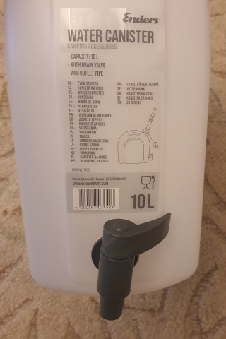 Bidon de apa tip canistra cu robinet de 10 litri Enders 7452 [3]