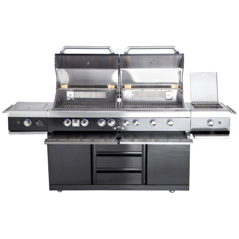 Bucatarie de exterior din inox, gratar pe gaz cu Air System ALL GRILL Top-Line Extrem Light 100960 [5]