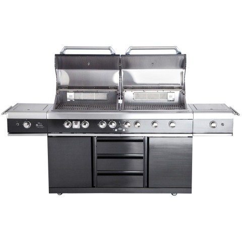 Bucatarie de exterior din inox, gratar pe gaz cu Air System ALL GRILL Top-Line Extrem Light 100960 [7]