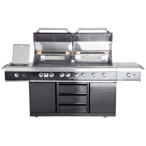 Bucatarie de exterior din inox, gratar pe gaz cu Air System ALL GRILL Top-Line Extrem Light 100960 [6]