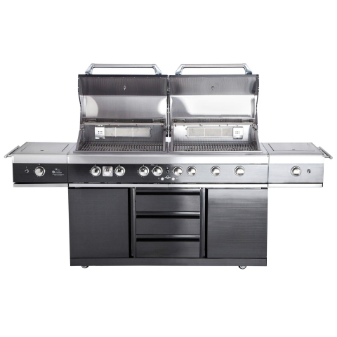 Bucatarie de exterior din inox, gratar pe gaz cu Air System ALL GRILL Top-Line Extrem Light 100960 [1]