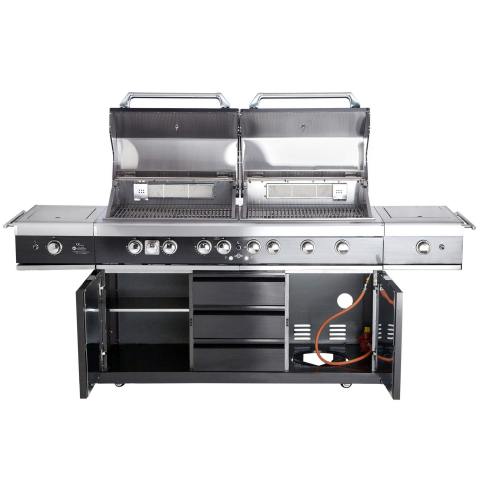Bucatarie de exterior din inox, gratar pe gaz cu Air System ALL GRILL Top-Line Extrem Light 100960 [9]