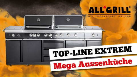 Bucatarie de exterior din inox, gratar pe gaz cu Air System ALL GRILL Top-Line Extrem Light 100960 [2]