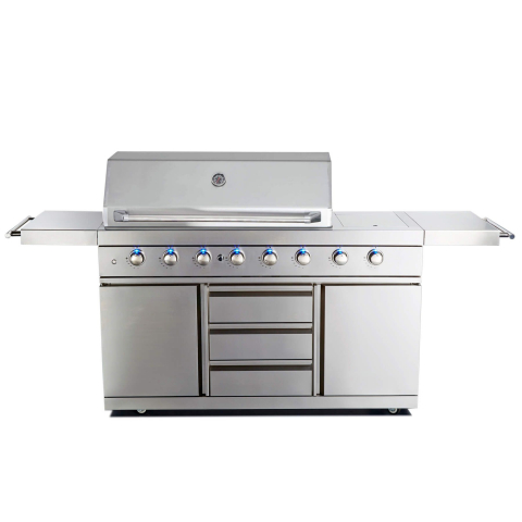 GRĂTARE DE GRĂDINĂ - Bucatarie de exterior modulara, gratar pe gaz si carbune cu Air System ALL GRILL Top-Line Ultra 100930
