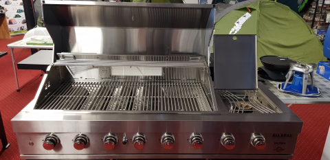Bucatarie de exterior modulara, gratar pe gaz si carbune cu Air System ALL GRILL Top-Line Ultra 100930 [21]