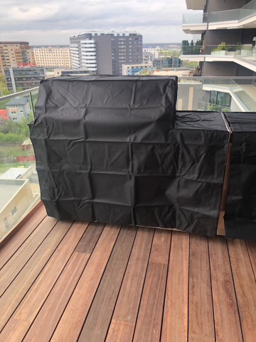 Bucatarie de exterior modulara, gratar pe gaz si carbune cu Air System ALL GRILL Top-Line Ultra 100930 [36]
