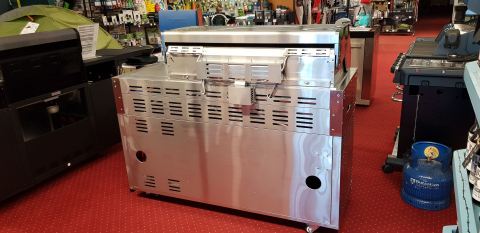 Bucatarie de exterior modulara, gratar pe gaz si carbune cu Air System ALL GRILL Top-Line Ultra 100930 [16]