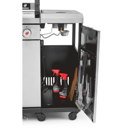 Bucatarie de exterior pe gaz Grill Chef Landmann 22174, 6 arzatoare inox si 1 arzator ceramic infrarosu MaxX-Zone [10]