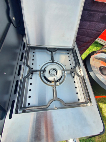 Bucatarie pe gaz, 3 arzatoare inox, arzator infrarosu ajustabil, grile fonta, Enders Uniq Pro 3 IK Kitchen Turbo 860833 [22]