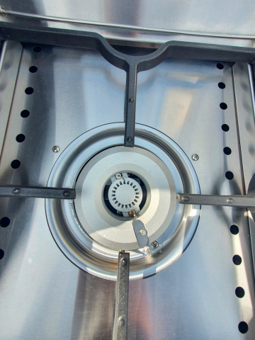 Bucatarie pe gaz, 3 arzatoare inox, arzator infrarosu ajustabil, grile fonta, Enders Uniq Pro 3 IK Kitchen Turbo 860833 [23]