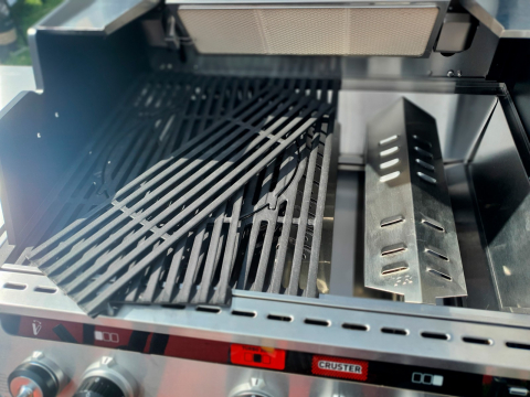 Bucatarie pe gaz, 3 arzatoare inox, arzator infrarosu ajustabil, grile fonta, Enders Uniq Pro 3 IK Kitchen Turbo 860833 [30]