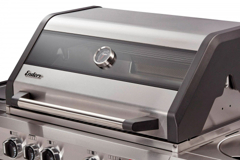 Bucatarie pe gaz, 4 arzatoare inox, arzator infrarosu, grile fonta, Enders Kansas II Pro 4 SIK Profi Turbo 871433 [4]