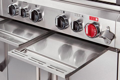 Bucatarie pe gaz, 4 arzatoare inox, arzator infrarosu, grile fonta, Enders Kansas II Pro 4 SIK Profi Turbo 871433 [8]