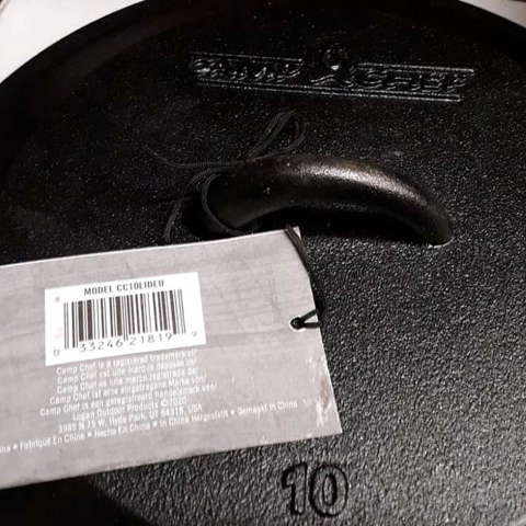 Capac din fonta pentru tigaie Camp Chef 25 cm CC-CC10LIDEU [2]