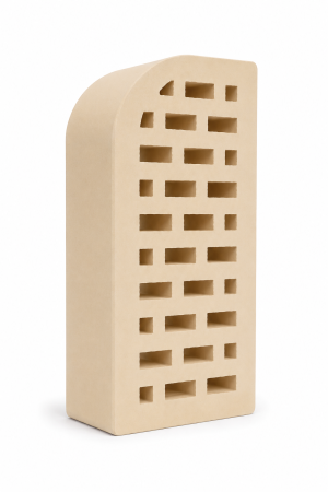 CĂRĂMIDĂ - Cărămidă Klinker (cristal, colț rotunjit) pentru fațade, garduri și grătare – 250 × 120 × 65 mm
