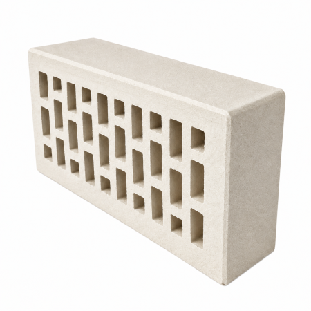 CĂRĂMIDĂ - Caramida pentru fatade, garduri si gratare (alb Toscana) – 250 × 120 × 65 mm