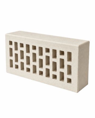 Caramida pentru fatade, garduri si gratare (alb Toscana) – 250 × 120 × 65 mm [1]