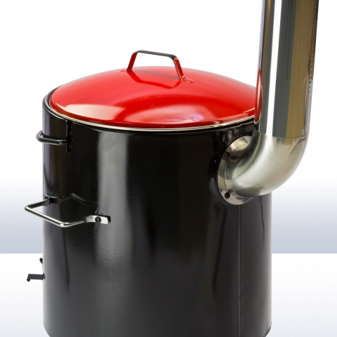 Cazan de gatit cu lemne, include capac si polonic, 14 litri, Activa 11275 [6]
