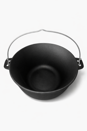 Ceaun din fonta 7.2L pentru foc deschis si camping [1]