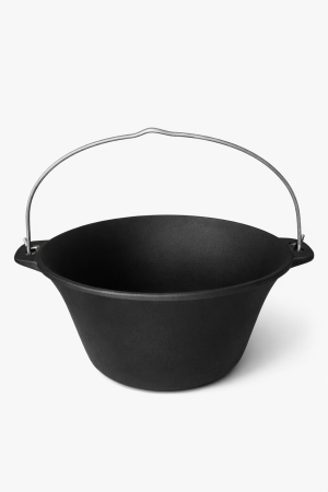 Vase pentru gătit din fontă - Ceaun din fonta 7.2L pentru foc deschis si camping