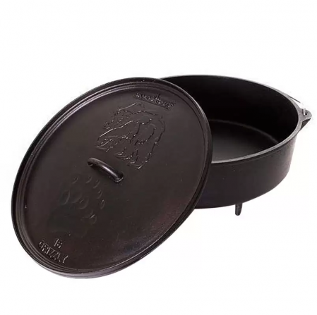 Vase pentru gătit din fontă - CEAUN DIN FONTA CU CAPAC - CUPTOR OLANDEZ 11 L CAMP CHEF CC-SDO16