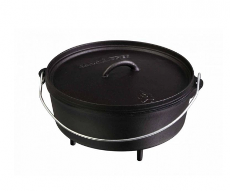 Vase pentru gătit din fontă - CEAUN DIN FONTA CU CAPAC 3,8 L CAMP CHEF CC-SDO10