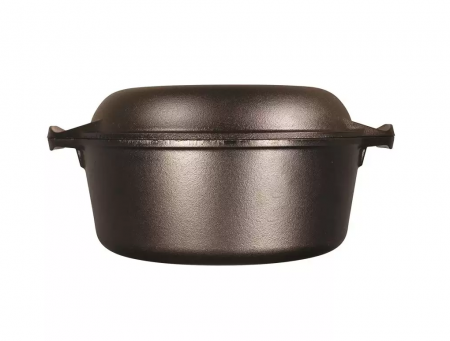 CEAUN DIN FONTA CU CAPAC - CUPTOR OLANDEZ 4,7 L LODGE L-8DD3 [1]