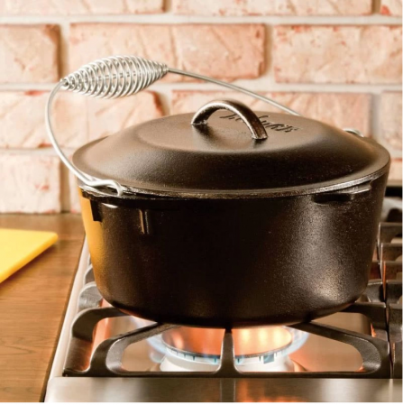 CEAUN DIN FONTA CU CAPAC - CUPTOR OLANDEZ 4,7 L LODGE L-8DO3 [2]