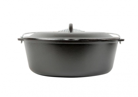 CEAUN DIN FONTA CU CAPAC - CUPTOR OLANDEZ 8.5 L LODGE L-12DO3 [1]