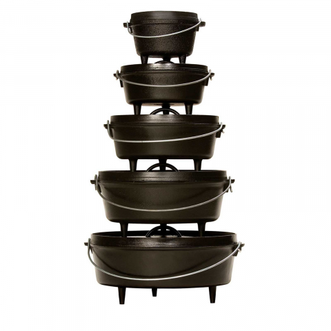 Ceaun din fonta cu capac - cuptor olandez Lodge 20 cm 1,9 litri L-8CO3 [4]