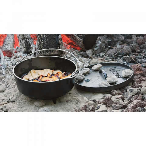 Ceaun din fonta cu capac - cuptor olandez Lodge 25,4 cm 3,7 litri L-10CO3 [4]