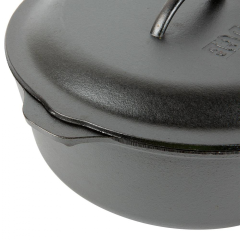 Ceaun din fonta cu capac - cuptor olandez Lodge 33 cm 8,5 litri L-12DO3 [4]