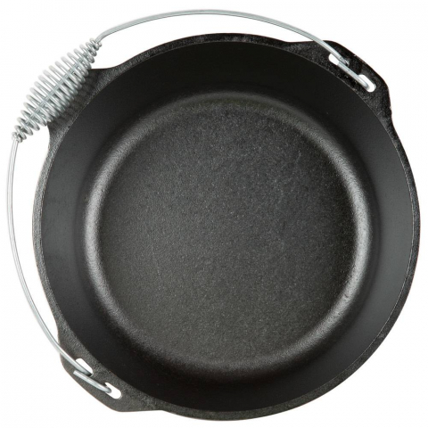 Ceaun din fonta cu capac - cuptor olandez Lodge 33 cm 8,5 litri L-12DO3 [10]