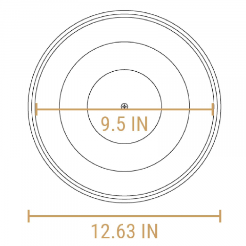 Ceaun din fonta cu capac - cuptor olandez Lodge triplu asezonat Blacklock 26 cm 5,2 litri BL02DO [7]