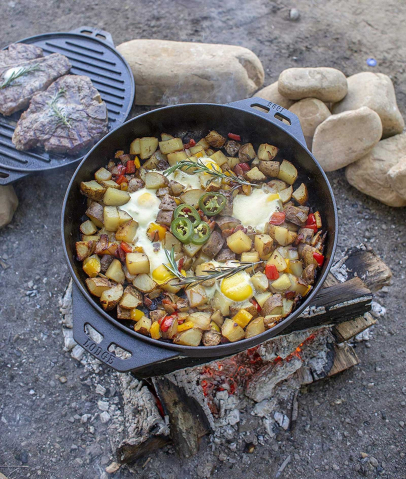 Ceaun din fonta multifunctional Lodge Cook-It-All 35,5 cm 6,5 litri L-14CIA [9]