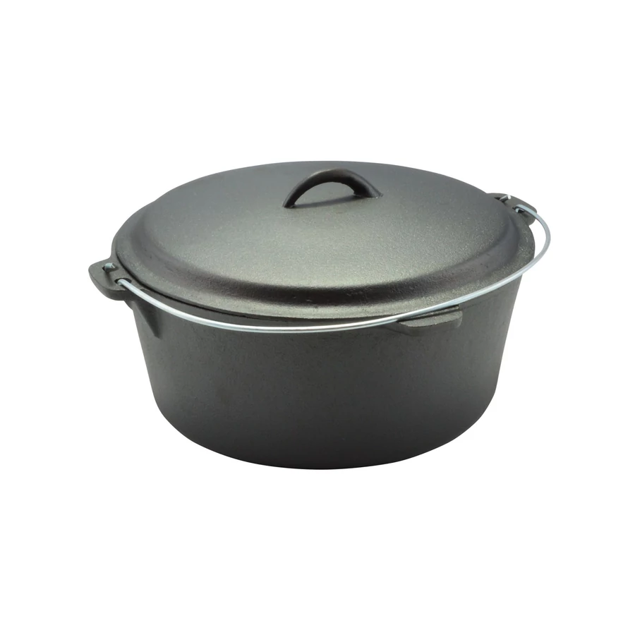 Vase pentru gătit din fontă - CEAUN DIN FONTA CU CAPAC 6 L