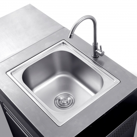 Chiuveta de exterior Grandhall incastrabila cu carucior si roti K01000118A [1]